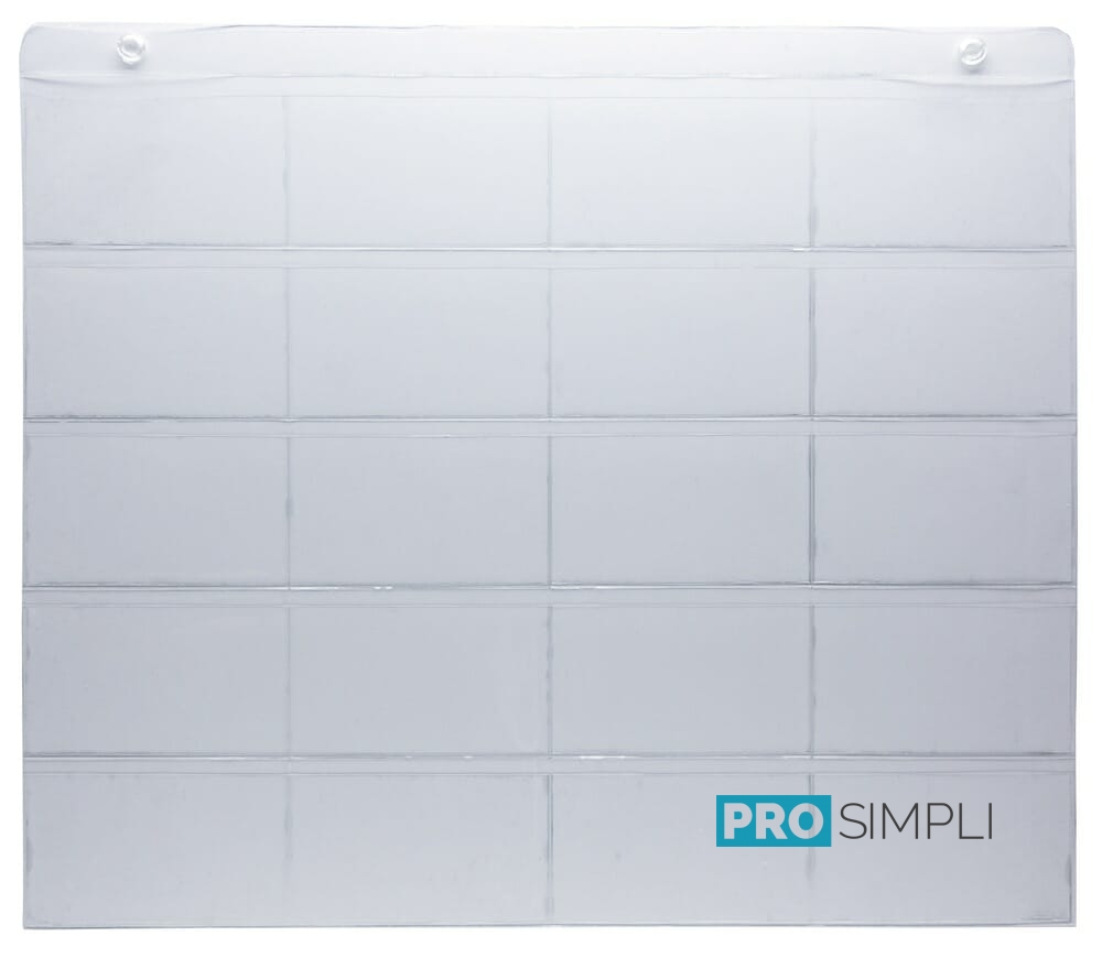 3 x 5 Clear Self-Adhesive Pocket Sleeves - ProSimpli