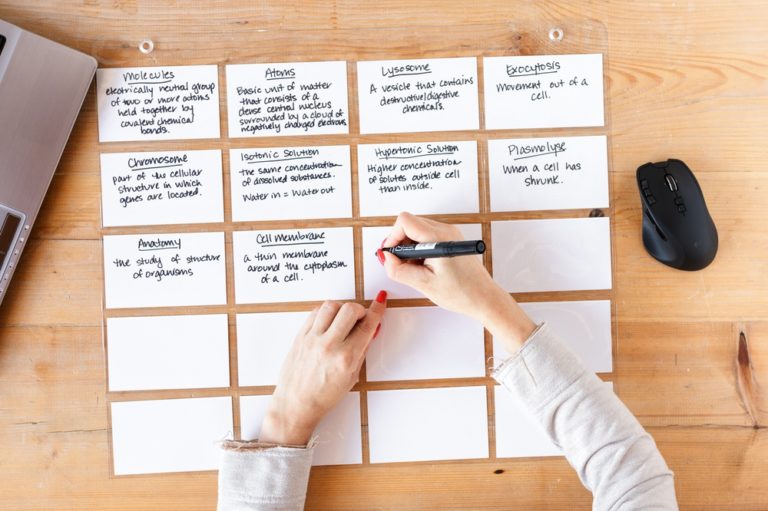 index card memory system