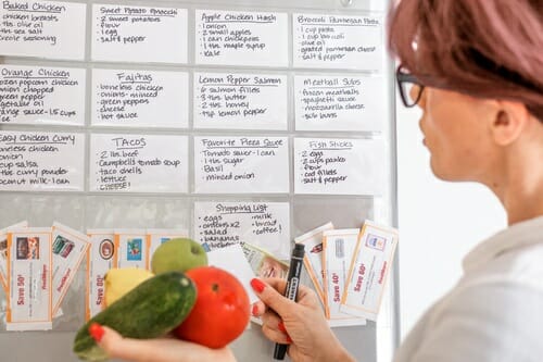 Use ProSimpli index card holders in the kitchen