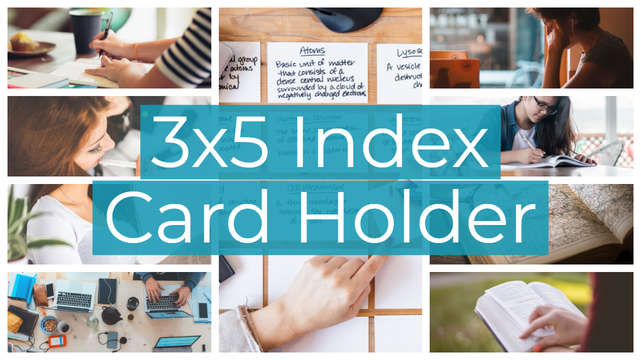 3x5-Inch Index Card Holder