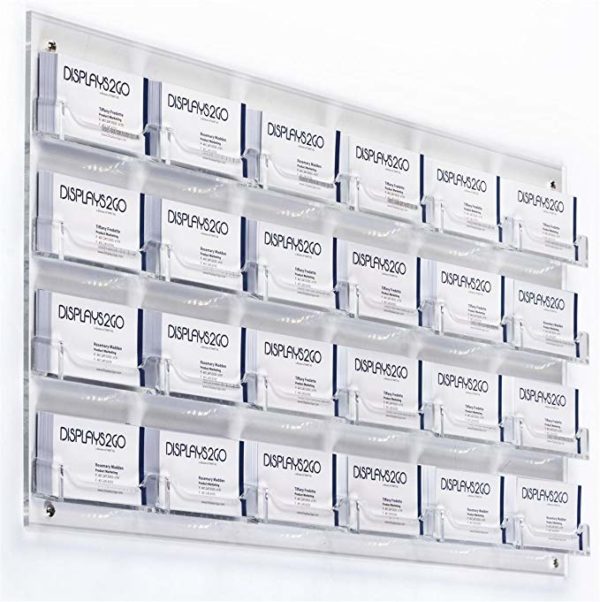 Wall Card Holder Sleeve vs Acrylic Pocket Rack ProSimpli