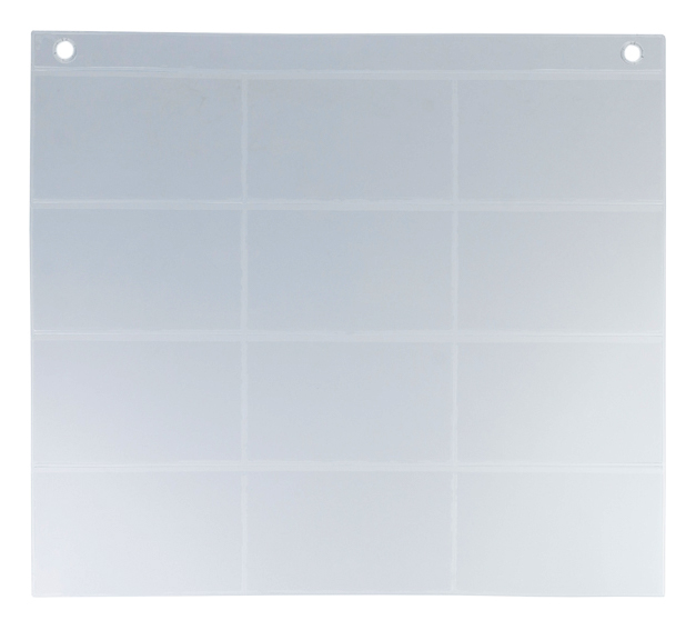 2 x 3.5 Clear Adhesive Business Card Holder Pocket Sleeves - ProSimpli