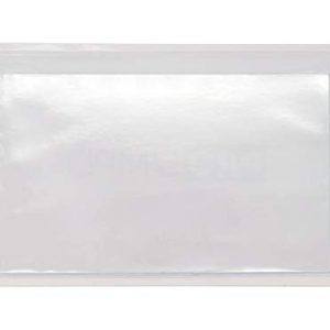 2 x 3.5 Clear Adhesive Business Card Holder Pocket Sleeves - ProSimpli