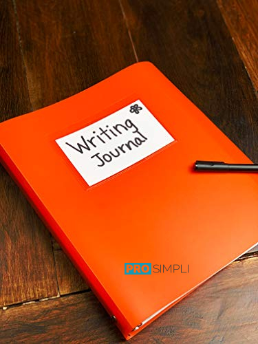 prosimpli-notebook-binder-clear-adhesive-pockets ProSimpli Notebook Binder Clear Adhesive Pockets