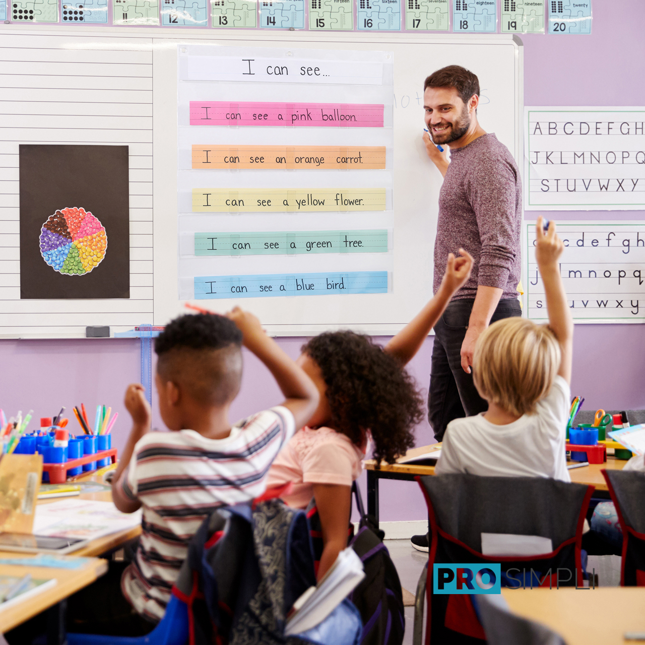 ProSimpli Clear Classroom Pocket Chart In The Classroom ProSimpli Clear Classroom Pocket Chart In The Classroom